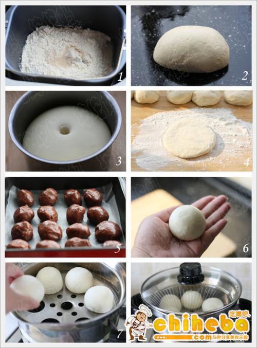 手工豆沙包的做法（中式基础面点菜谱）